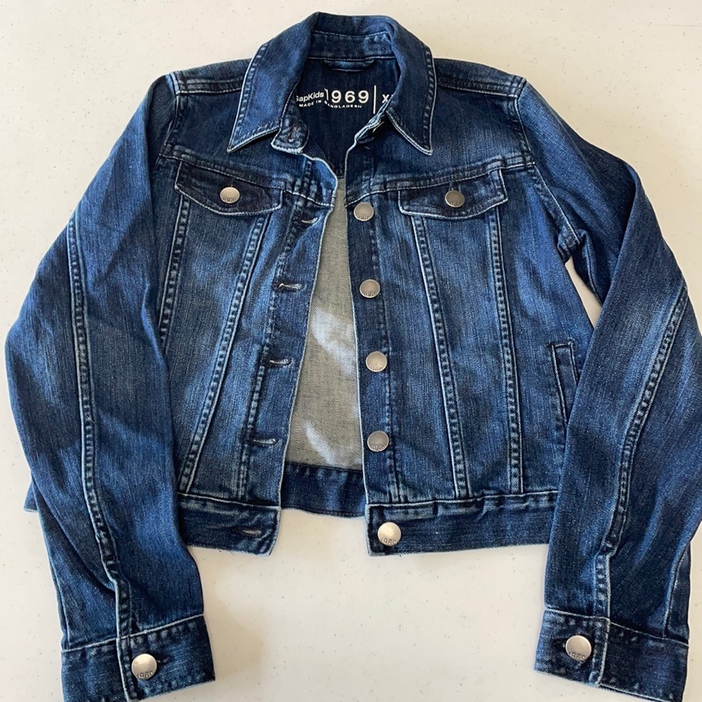 GapKids 1969 girls jeans jacket size XL